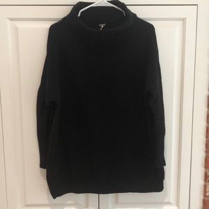Free People Ottoman Tunic Sweater black XS